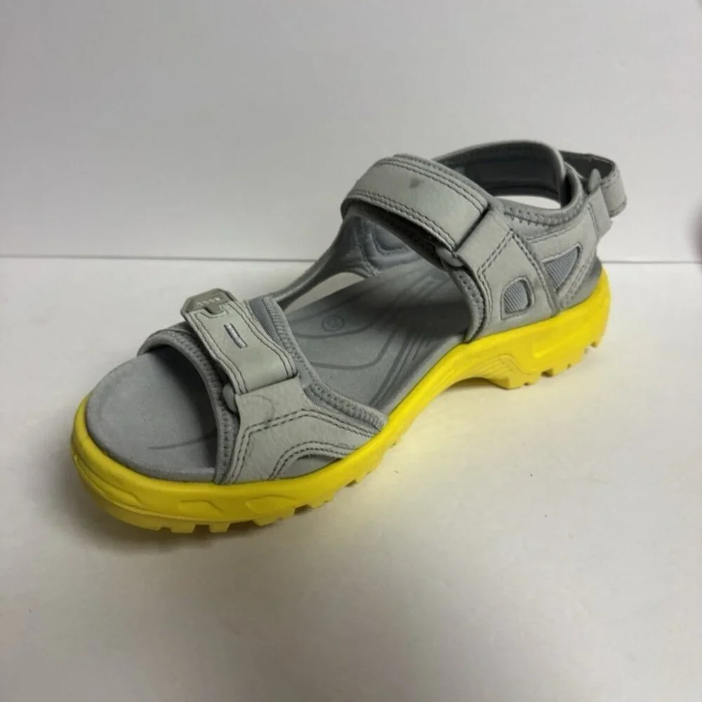 ECCO Men's Offroad Yucatan Sandal Gray Size EU43 M US9-9.5